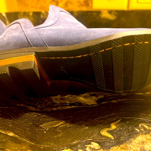 NWOT SOREL Navy Blue Ankle Boots. Size 8. - Picture 8 of 13